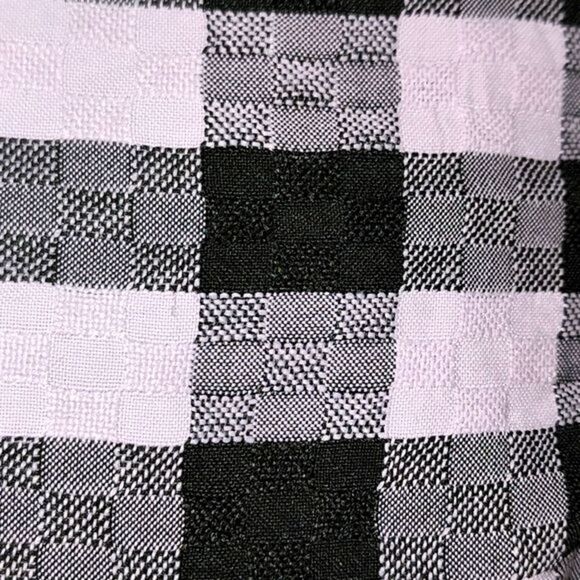 Wild Fable Black and Purple Plaid Long Sleeve  Mini Dress Size M, NWT - Picture 6 of 8